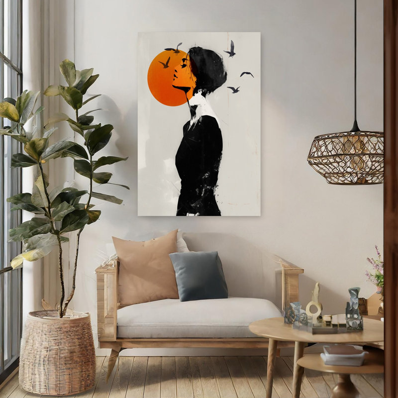Art contemporain, art contemporain abstrait, H 48 po x l 32 po