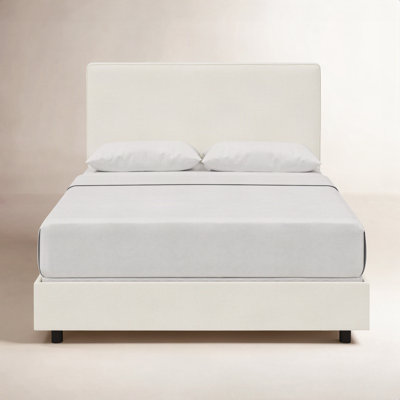 Lit tapissier standard en coton Marquise