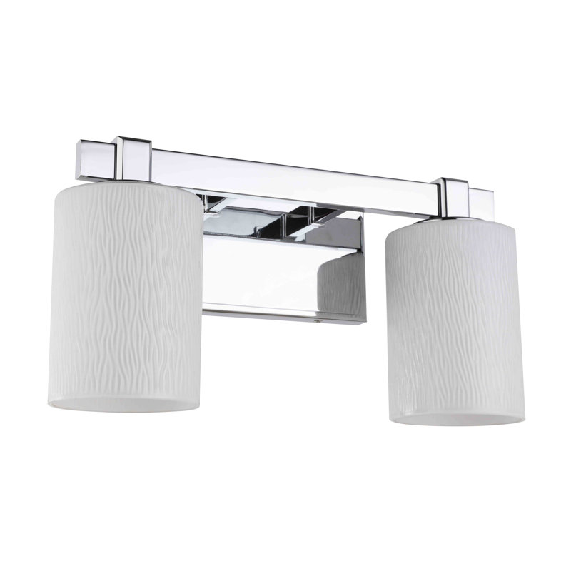 Éclairage pour salle de meuble-lavabo 2 lumières pour salle de bain Thiessen, Chrome