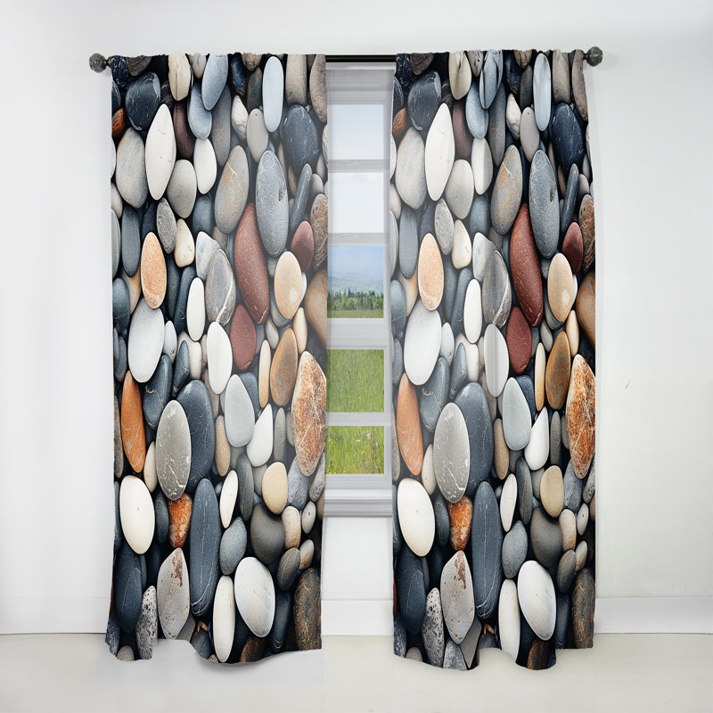 Lorraine Lorraine By The Beach - Rideau nautique - Velours obscurcissant - 1 panneau, L 52 po x L 63 po