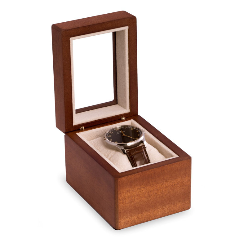 Wood Watch Box +, Cherry