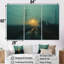 Teal Tangle Power Lines Mystery - Ensemble de salon mural Power Lines-107749684-107749681