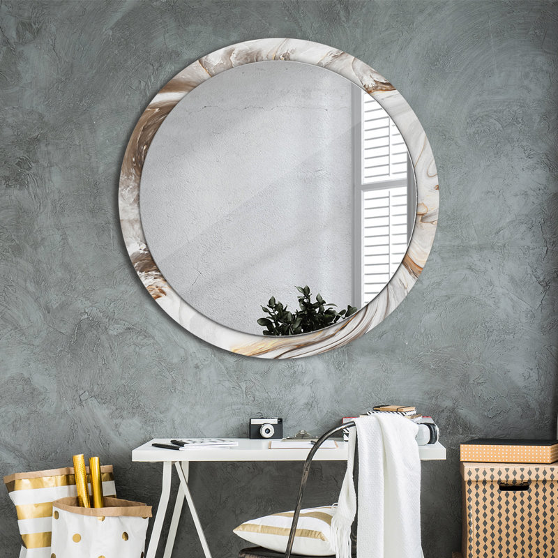 Huldar Glass Flat Wall Mirror