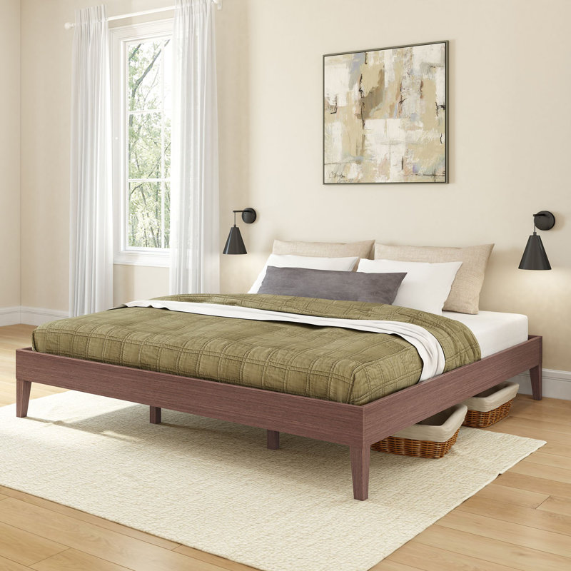 Lit plateforme Coleman, Très grand, Brun foncé