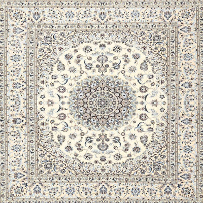 Tapis traditionnel beige / noir Glinski