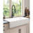 White Undermount Sink: Ceramic Deep Apron Kitchen, To Corrosion Basin Undermount, With Superior Quality And Durability