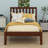 Wood Platform Bed With Headboard
