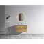Meuble-lavabo suspendu moderne de 76 cm (30 po) avec lavabo en céramique monobloc, deux tiroirs à fermeture en douceur, trois trous pour robinetterie, préassemblé, bois naturel-1229764261-1229764283-1229764281
