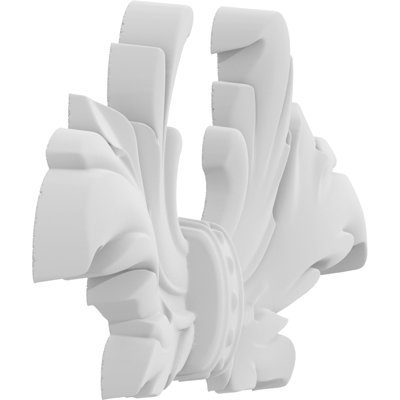 Franklin H W D Composite Rosette Applique
