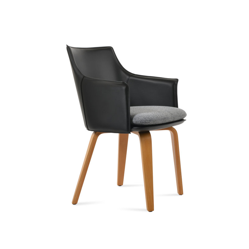 Briancon Plywood Chair, Natural, Black