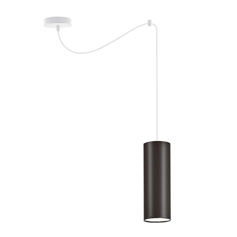 Konigstein 1 - Light Single;Cylinder Pendant, Graphite, White