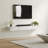 Hithin Floating TV Stand, Entertainment Center with Drawers, Solid Wood, Fully-Assembled-78239081-78239080