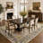 Oriental Floral Area Rug with Gold & Green Design - Traditional Pattern Carpet for Living Room & Bedroom-1454645216