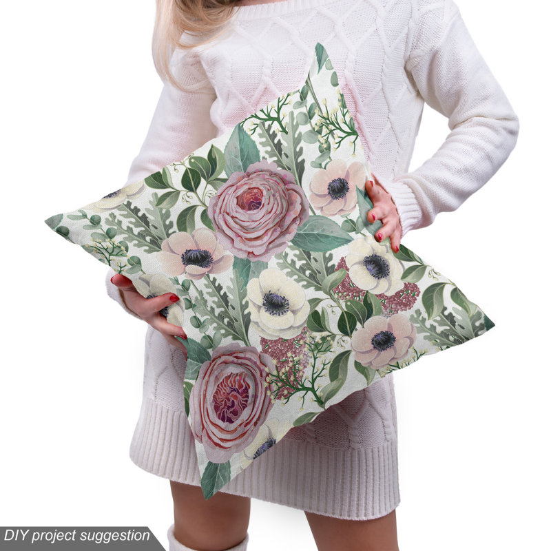 Tissu Ambesonne rose rétro, l 58 po x L 180 po