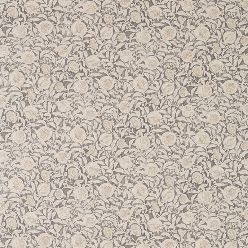 Annandale Fabric, Charcoal/Beige