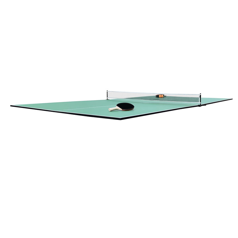 Rack Virgo Table Tennis Conversion Top For Billiard/pool Table 4 Piece, Green