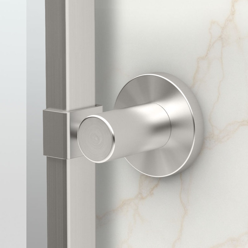 Miroir de salle de bain Channel, Nickel satiné, H 32,5 po x l 27,63 po