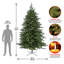 7.5 Ft.Norway Spruce Tree With LED Lights-627190876