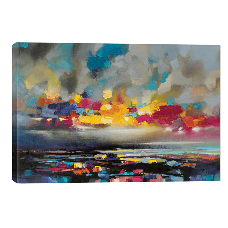 Particles II by Scott Naismith - Wrapped Canvas Painting, 152.5 cm H x 101.5 cm W