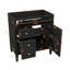 Meuble-lavabo de 30 po sans lavabo supérieur, armoire de rangement contemporaine avec 2 tiroirs et un compartiment rabattable-563754708-563754697