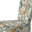 Motif floral orange rustique élégant - Chaise d'appoint rembourrée de style campagnard, Chaise d'appoint rustique à motif floral