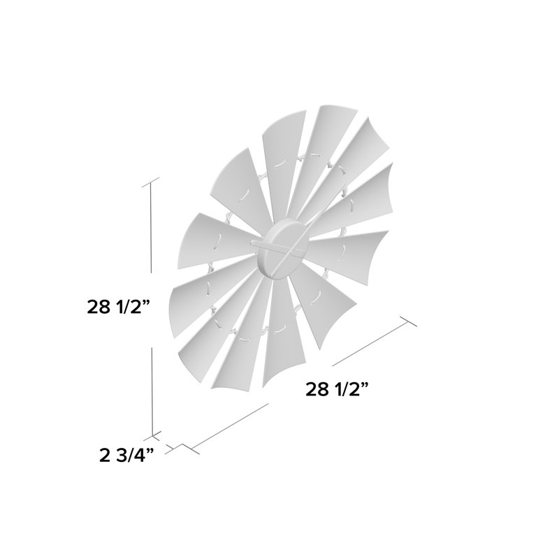 Le Metal Wall Clock