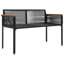 Poly Rattan Outdoor Bench-1324912491-1324912481
