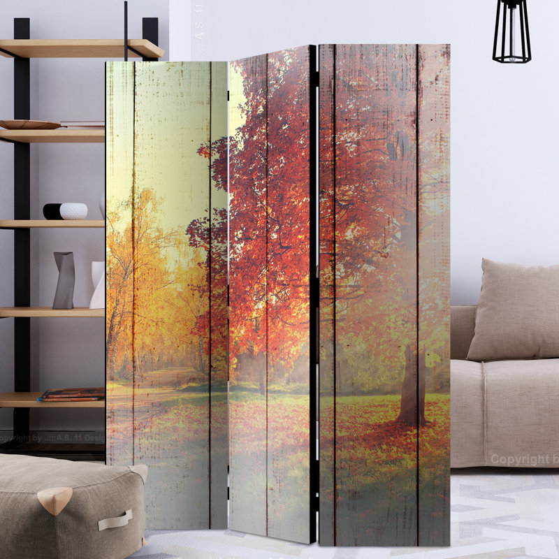Masis 172cm H Folding Room Divider, 3