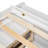 For bedroom use: White-toned solid pine full platform bed with integrated multi-zone storage, no box spring needed-283465418