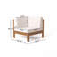 X-Back Loveseat, Dark Grey-684376426