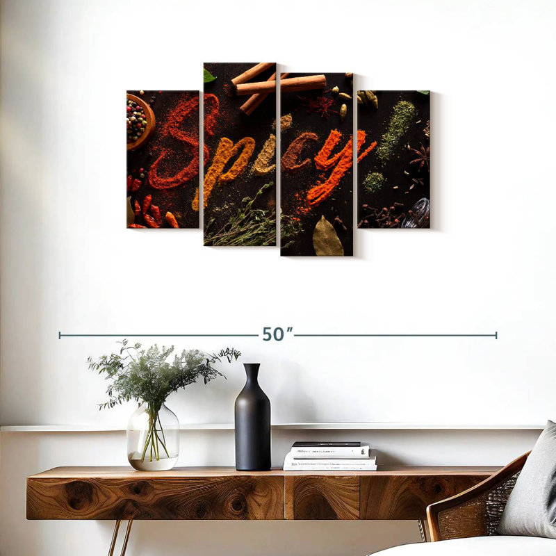 Yarlin Spicy Typography, 22" H x 36" W