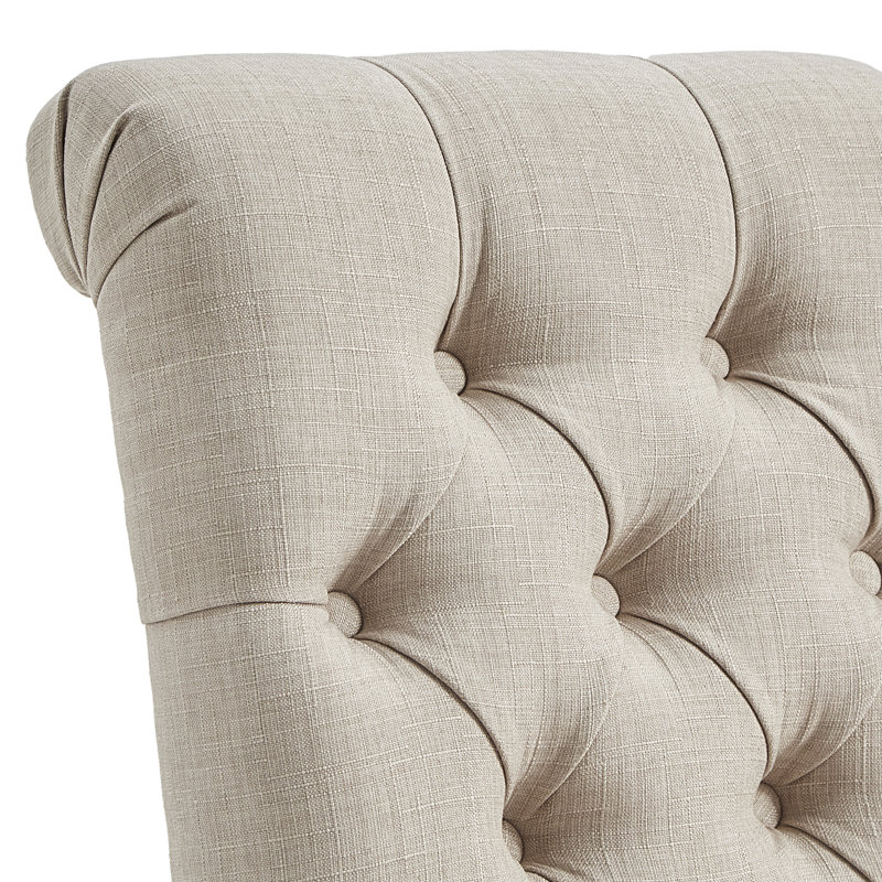 Tabouret Alsadig, Beige, Tabouret de bar (siège d'une hauteur de 30,75 po), Naturel légèrement patiné