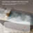 Luxury, 63 - Inch, Solid Surface, Freestanding, Matte Grey, Soaking Bathtub, Overflow Feature, Pop Up Drain, Elegant Look 63", Pop-Up Drain