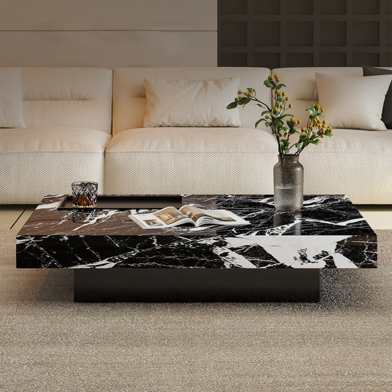 Table basse Luxury, H 11,8 po x L 47,2 po x l 23,6 po
