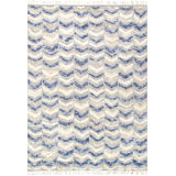 Casablanca Moroccan Hand Knotted Wool Chevron Area Rug