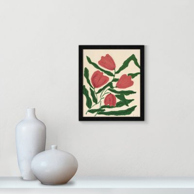 Red Tulips  Print by Camilla Bergqvist