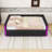 Full XL Upholstered Daybed with LED and Trundle-384211327