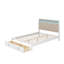 Lit plateforme en bois avec tête de lit tapissier et 2 tiroirs Stoltz-653544337-627276090