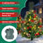 Sapin de Noël artificiel vert 2 'avec 30 lumières claires/blanches