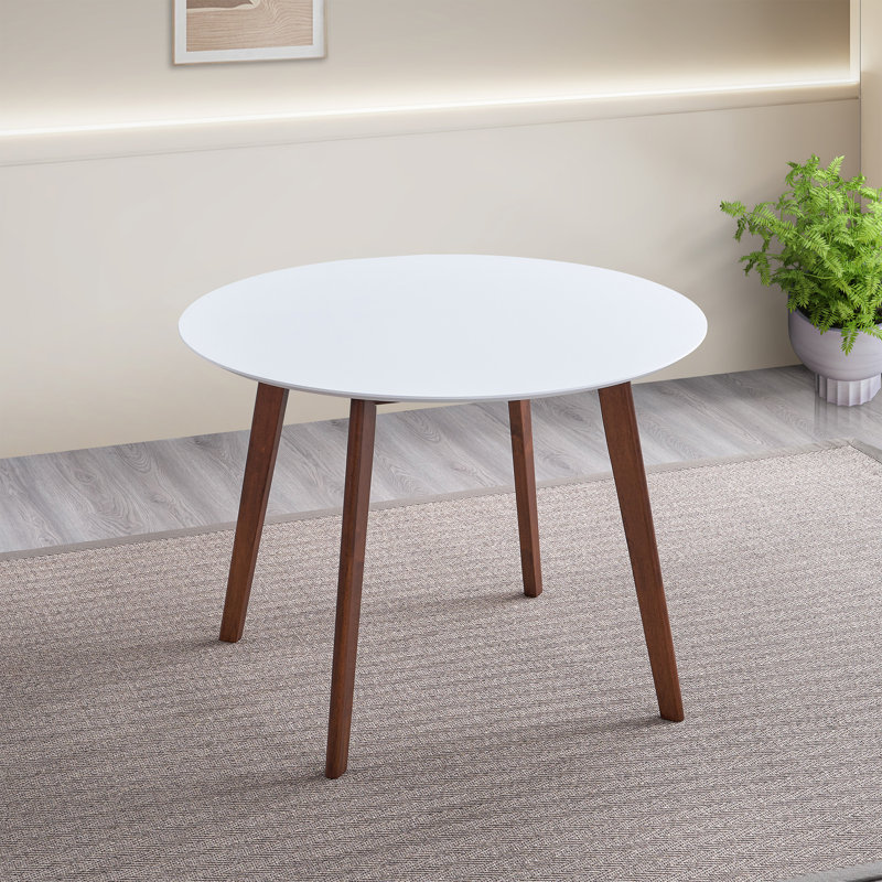 Iades rond, H 29,5 po x L 46 po x l 46 po, Noyer brun, Noyer brun