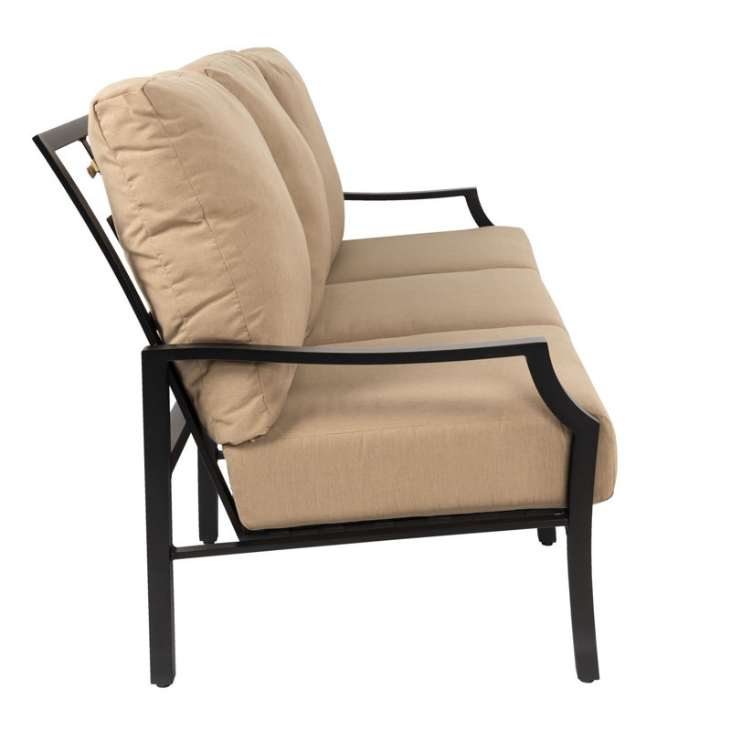 Nico Outdoor 3 - Seat Patio Sofa, Graphite