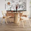 Chaise d'appoint pliante en bois massif entièrement assemblée-173123840