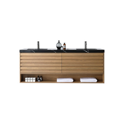 Maumelle 72" Cedar Double Bathroom Vanity