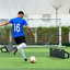 Soccer Rebound Trainer, 6X4ft Iron Soccer Training Equipment, Sports Football Rebounder Wall, Double-Sided Rebounding Net, Easy Assembly, Perfect For Backyard Practicing, Solo Training, Passing