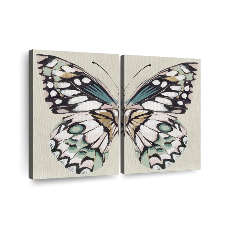 «Butterfly's Kiss I», reproduction d'art sur toile, H 30 po x l 41 po x P 1,25 po