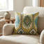 Coussin décoratif d’intérieur et d’extérieur de luxe vert avalanche de Plutus-125026900