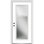 Porte d'entrée avant en fibre de verre apprêtée