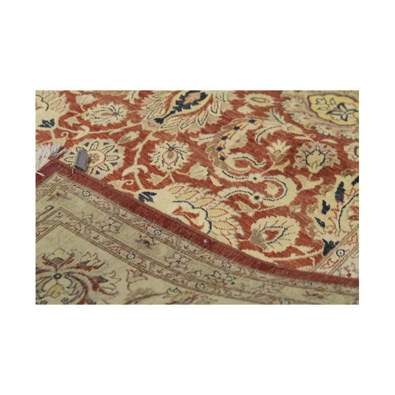 Wool Oriental Area Rug in Orange