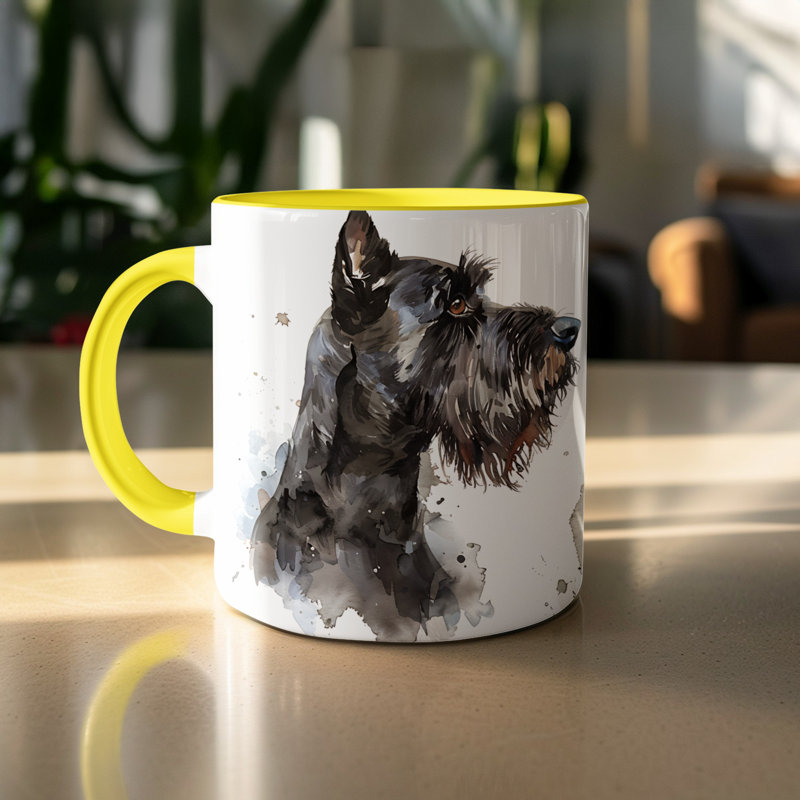 Mug, 2, Yellow