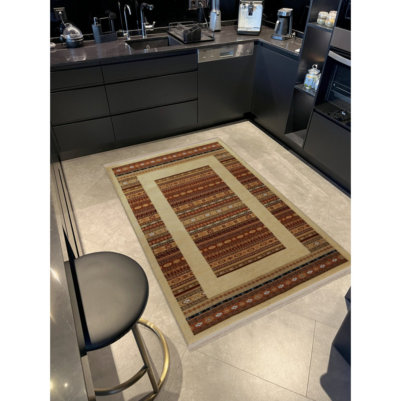 Tapis rectangulaire Yazlin, Rectangle 4 pi 8 po x 6 pi 7 po